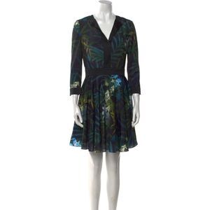 Ted Baker tropical orchid print mini dress Ted size 2